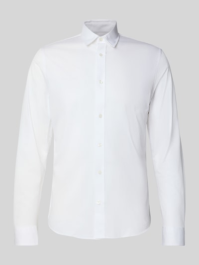 Matinique Slim fit zakelijk overhemd met knoopsluiting, model 'trostol' Wit - 2