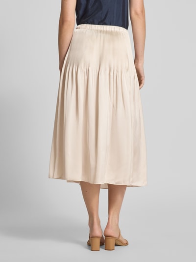 OPUS Midirock mit gelegten Falten Modell 'Ribane french' Beige 5