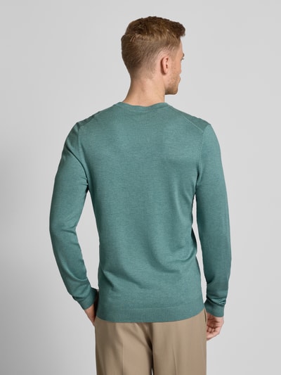 MCNEAL Strickpullover mit Rundhalsausschnitt Aqua Melange 5