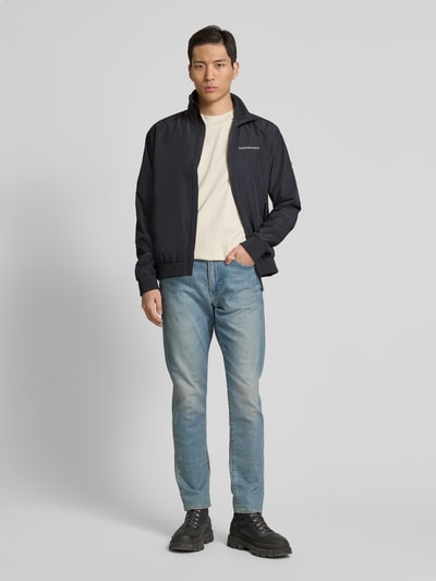 PEAK PERFORMANCE Wiatrówka z wyhaftowanym logo Czarny 1