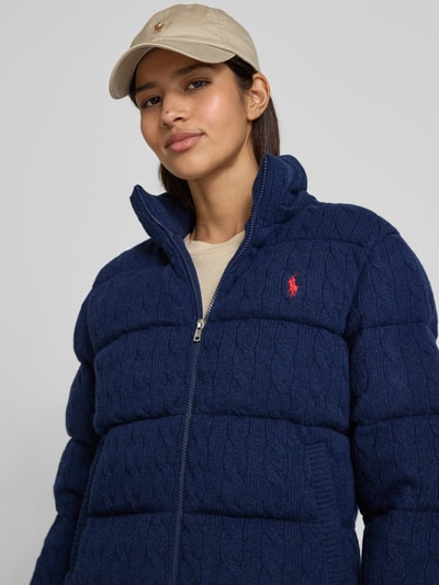 Polo Ralph Lauren Steppjacke aus Woll-Kaschmir-Mix Dunkelblau 3