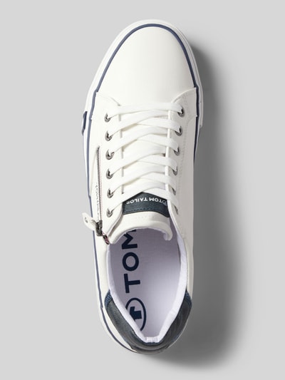 Tom Tailor Sneaker mit Reißverschluss Weiss 3