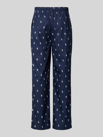 Polo Ralph Lauren Underwear Regular Fit Pyjama-Hose aus reiner Baumwolle Marine 2