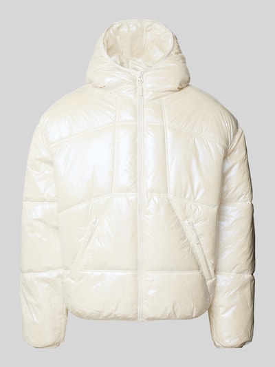 REVIEW Steppjacke mit Reißverschlusstaschen Weiss 2