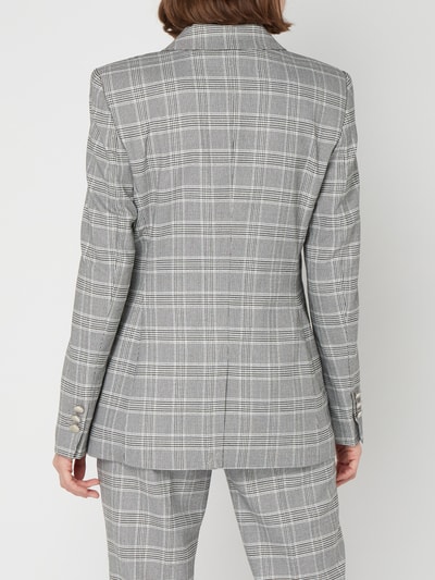 Jake*s Collection Blazer met glencheck  Middengrijs - 5