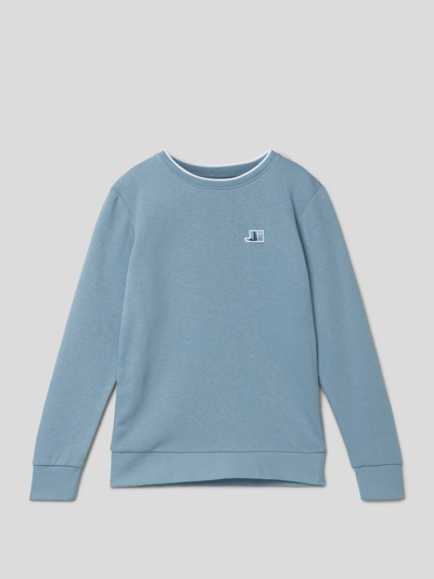 Jack & Jones Sweatshirt mit Label-Patch Modell 'COLOGAN' Bleu 1