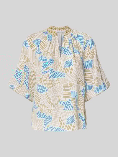 Herzensangelegenheit Loose Fit Blusenshirt aus reiner Seide Khaki 2