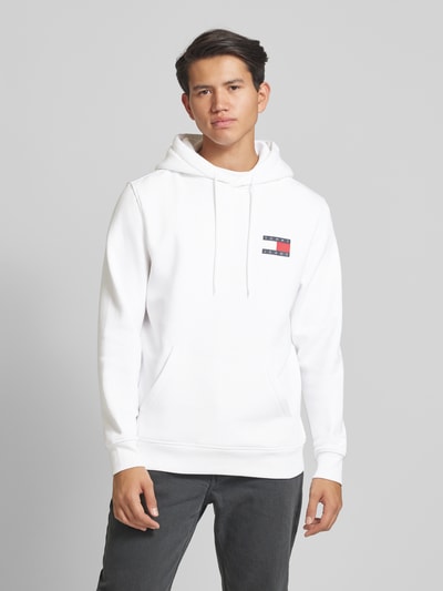 Tommy Jeans Hoodie mit Label-Print Weiss 4