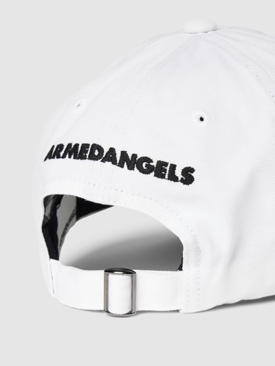 Armedangels Baseballpet met statementstitching, model 'YENAAS Maaybe' Wit - 3