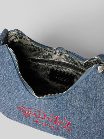 Von Dutch Handtasche mit Ziersteinbesatz Modell 'AMY' Jeansblau 5