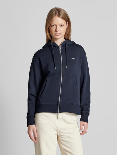 Gant Sweatjacke mit Kapuze Marine 4