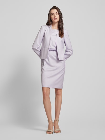 Christian Berg Woman Selection Knielanges Kleid mit Strukturmuster Lila 1