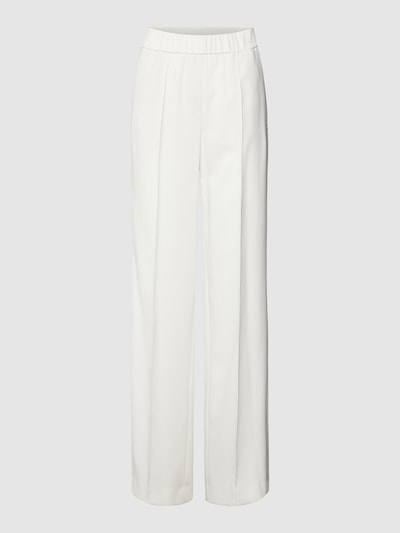 Marc Cain Stoffen broek met elastische band Offwhite - 2