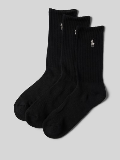 Polo Ralph Lauren Socken mit Logo-Stitching im 3er-Pack Black 1