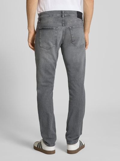 Tommy Jeans Slim Fit Jeans aus Baumwoll-Mix Mittelgrau 5