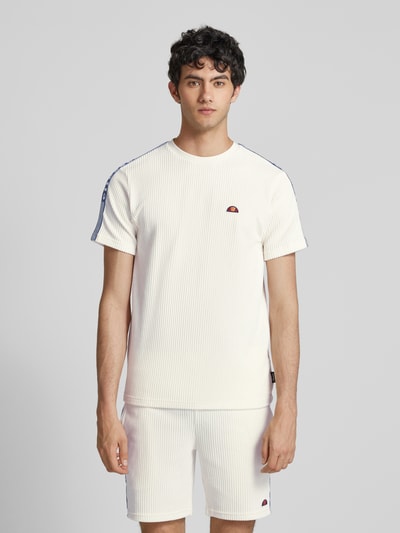 Ellesse T-Shirt mit Strukturmuster Modell 'MADORI' Offwhite 4