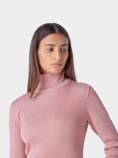 MM6 Maison Margiela Pullover mit Rollkragen Pink 3