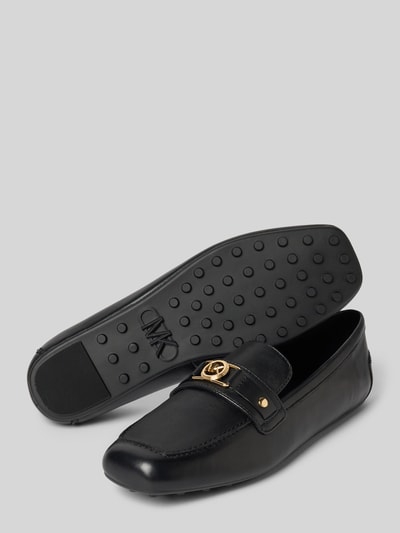 MICHAEL Michael Kors Lederballerinas mit Schaftbrücke Modell 'MANDY' Black 4