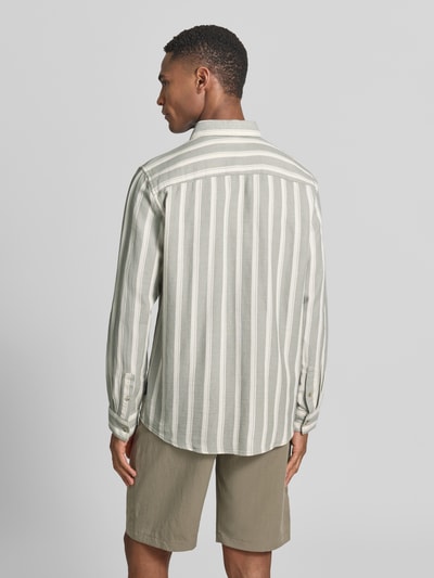 Tom Tailor Regular Fit Freizeithemd aus reiner Baumwolle Lind 5