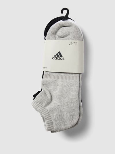 ADIDAS SPORTSWEAR Krótkie skarpety z nadrukiem z logo w zestawie 3 szt. Średnioszary melanż 3