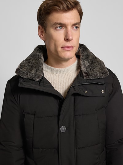 Strellson Regular Fit Steppjacke mit Kapuze Modell 'PIAZZA' Black 3