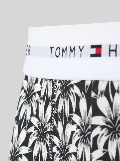 Produktfoto, Obcisłe bokserki z mieszanki bawełny, efekt: wzór na całej powierzchni, pas z logo, zestaw 3 szt., Trunks aus Baumwoll-Mix im 3er-Pack von Tommy Hilfiger
