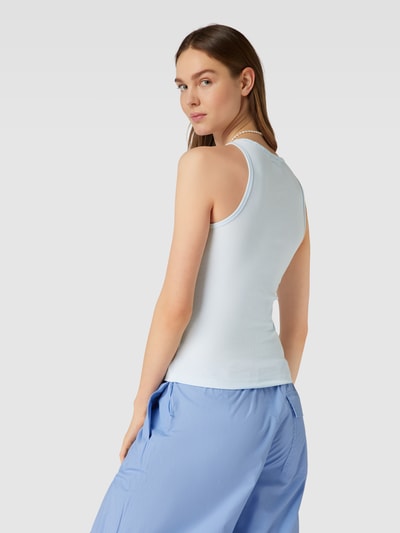 Tommy Jeans Tanktop in Ripp-Optik Modell 'ESSENTIAL' Hellblau 5