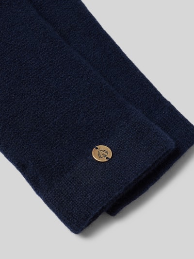 Fraas Kasjmier handschoenen met labelapplicatie Donkerblauw - 2