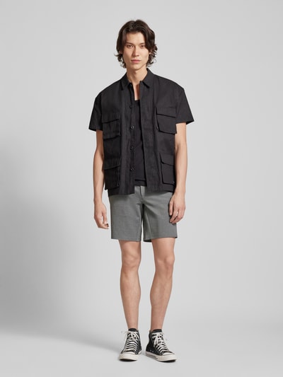 Only & Sons Shorts mit französischen Eingrifftaschen Mittelgrau 1