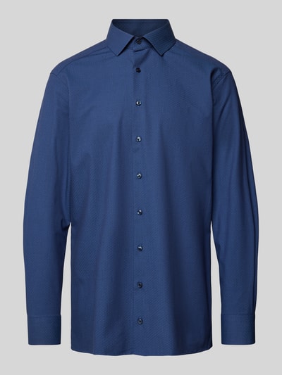 OLYMP Modern fit zakelijk overhemd met kentkraag Marineblauw - 2