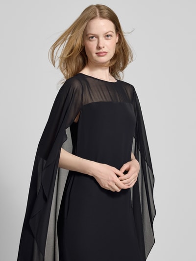 Lauren Ralph Lauren Abendkleid aus fließendem Stoff Modell 'LAVATI' Black 3