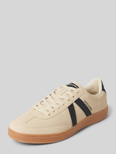 Jack & Jones Sneaker mit Label-Print Modell 'KIRK' Taupe 1