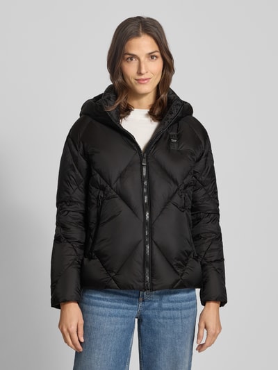 Blauer Usa Kurtka puchowa z kapturem model ‘LAMARTINE’ Czarny 4