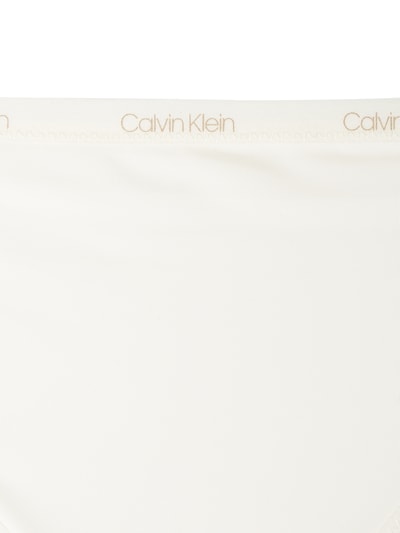 Calvin Klein Underwear String mit Häkelspitze Modell 'FLIRTY' Offwhite 2