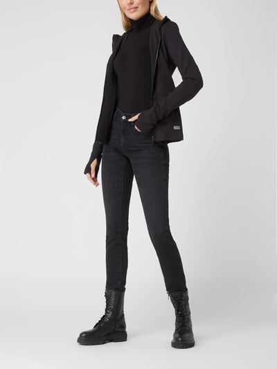 MaxMara Leisure Jacke mit Kapuze Modell 'Gessati' Black 1