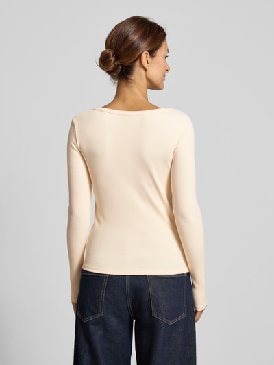 Guess Activewear Shirt met lange mouwen en ronde hals, model 'COLETTE' Ecru - 5