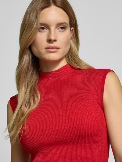 ICHI Tanktop in Strick-Optik Modell 'CODY' Rot 3