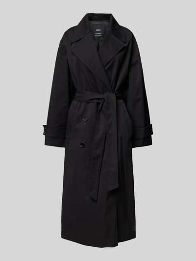 Mango Trenchcoat mit Bindegürtel Modell 'ANGELA' Black 2