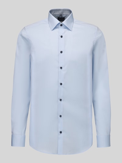 OLYMP Level 5 Koszula biznesowa o kroju slim fit z kołnierzykiem typu kent Błękitny 2
