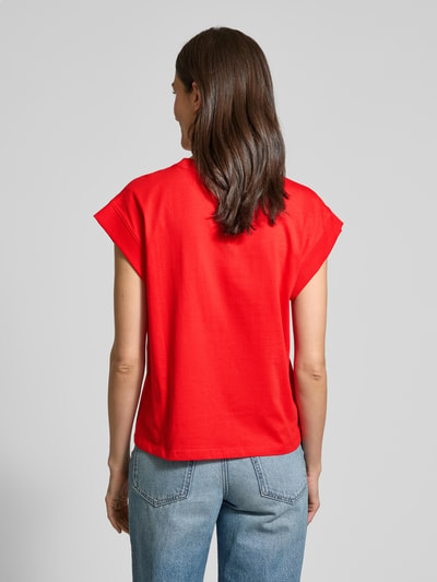 s.Oliver RED LABEL Regular fit T-shirt van puur katoen Rood - 5