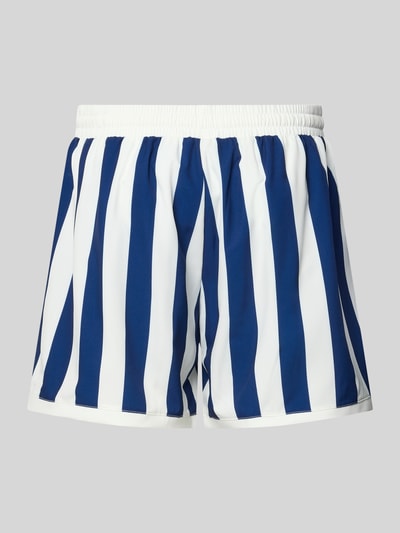 ANOTHER COTTON LAB Spodenki kąpielowe o kroju regular fit z detalem z logo Granatowy 3