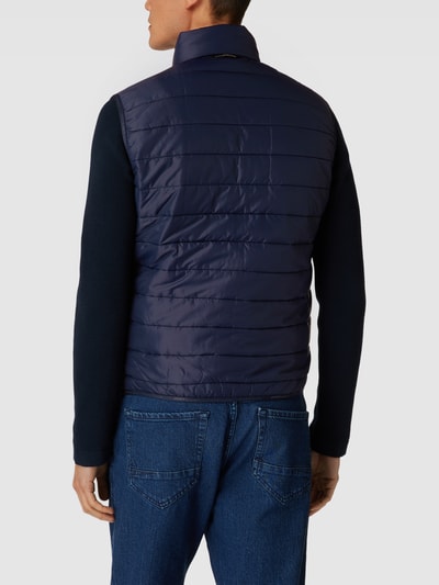 Napapijri Bodywarmer met labelpatch, model 'ACALMAR' Marineblauw - 5