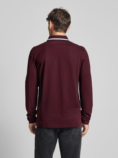 Christian Berg Men Gebreide pullover met polokraag Bordeaux - 5