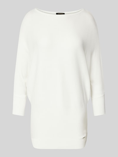 More & More Oversized Strickpullover mit U-Boot-Ausschnitt Offwhite 2