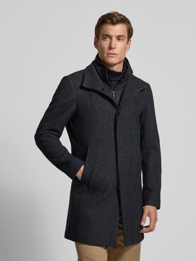 Matinique Regular Fit Mantel mit Woll-Anteil Modell 'Harvey' Anthrazit 4