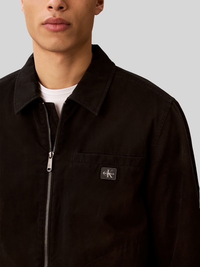 Calvin Klein Jeans Kurtka koszulowa z czystej bawełny w kroju regular fit Czarny 3