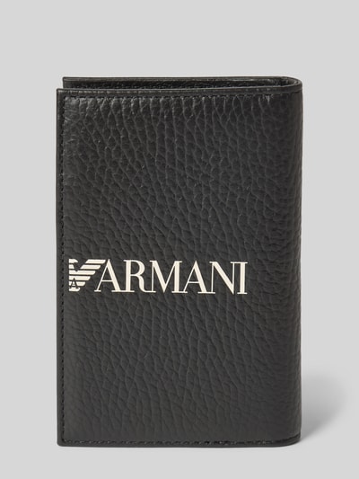 Emporio Armani Kartenetui mit Label-Print Black 2