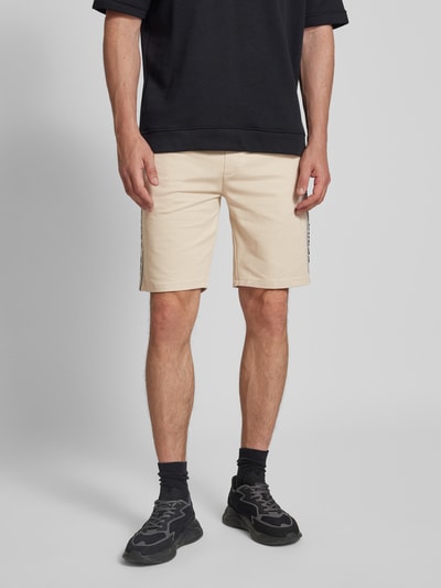 Guess Activewear Shorts mit elastischem Bund und Tunnelzug Beige 4