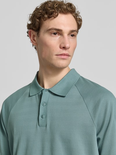 CK Calvin Klein Relaxed Fit Poloshirt aus reiner Baumwolle Mittelgrau 3