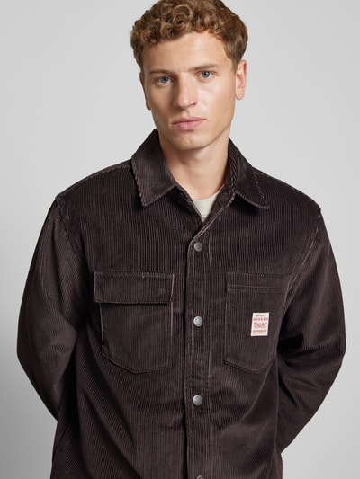 Levi's® Jack met borstzakken Donkerbruin - 3